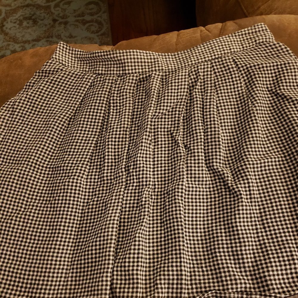 Black and white skirt